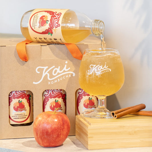 Caramel Apple Cinnamon Kombucha · 6-Pack