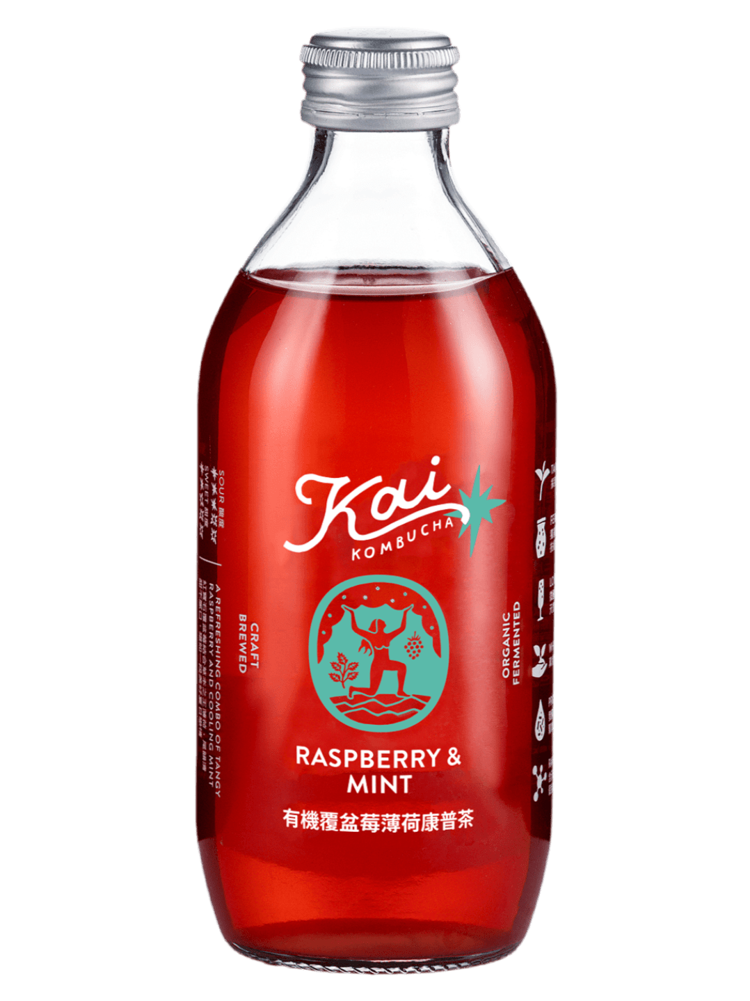 有機覆盆莓薄荷 (訂閱) - Kai Kombucha | 開-康普茶