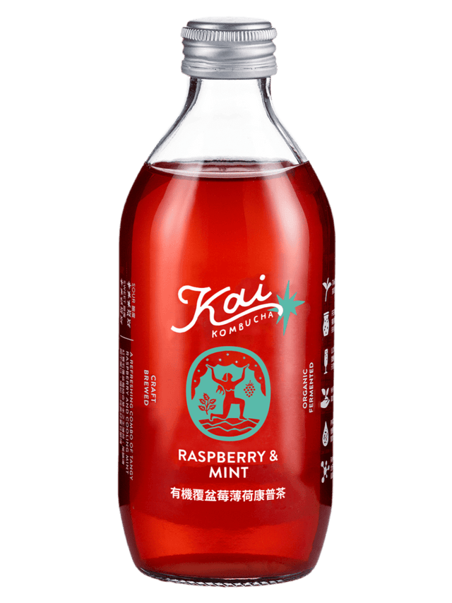 有機覆盆莓薄荷 (訂閱) - Kai Kombucha | 開-康普茶