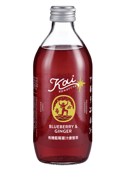 有機藍莓薑汁 (訂閱) - Kai Kombucha | 開-康普茶