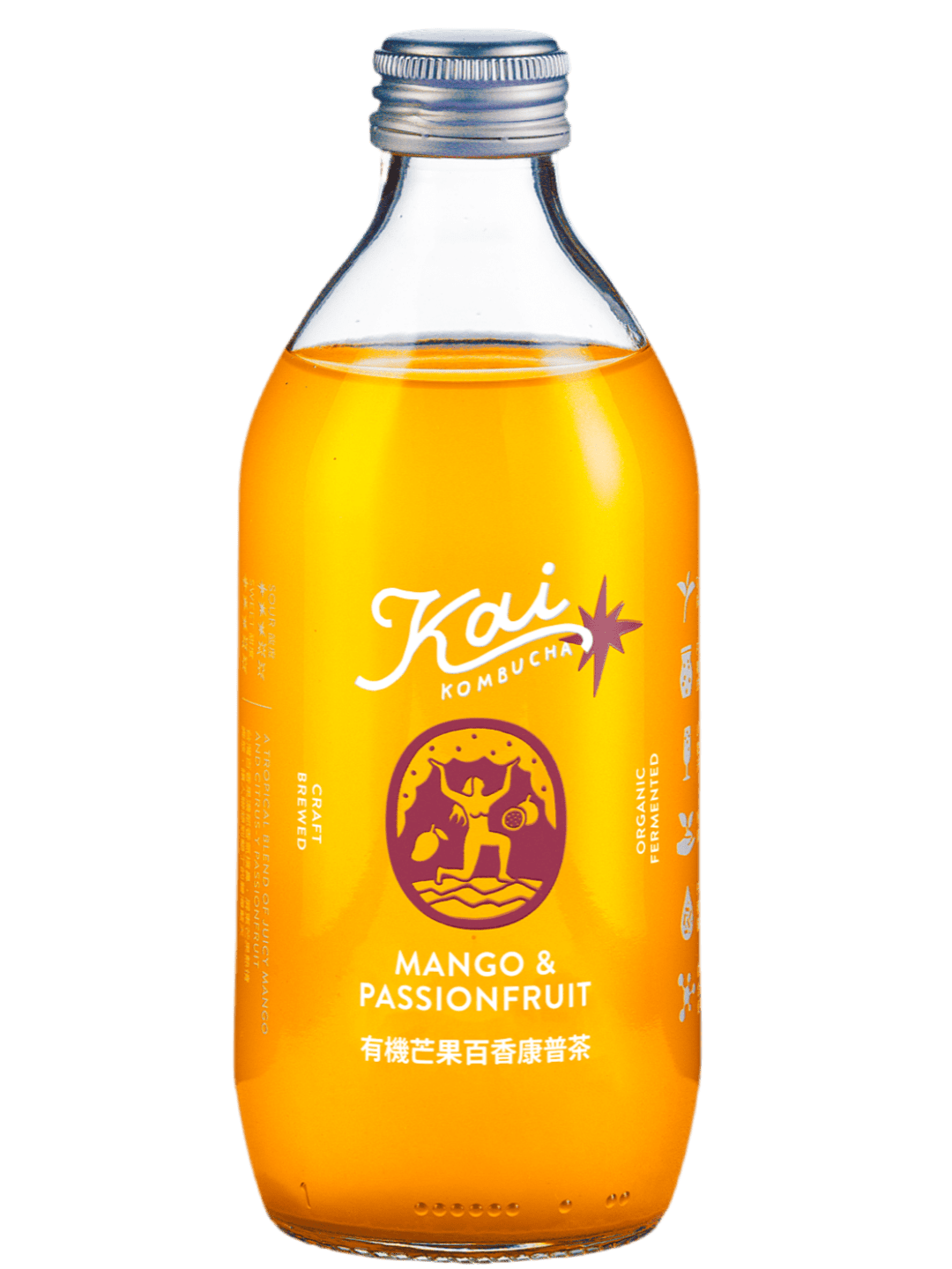 有機芒果百香 (訂閱) - Kai Kombucha | 開-康普茶